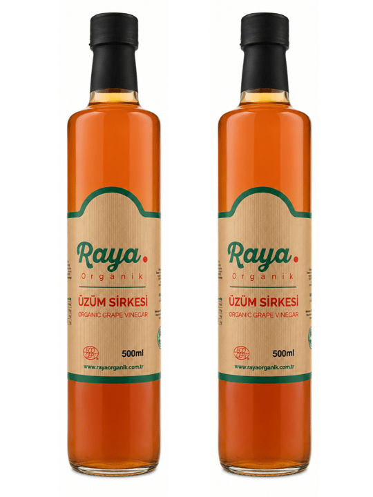 Organik Üzüm Sirkesi 500 ml 2'li Set (2 x 500)