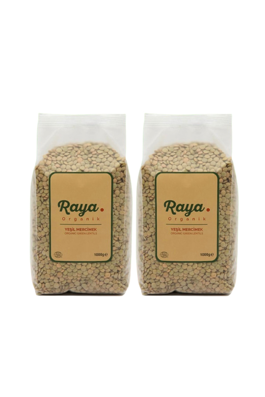 Organik Yeşil Mercimek – 1 kg (2 Adet Paket)