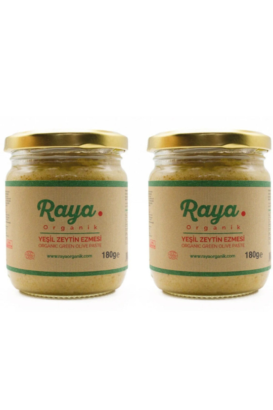 Organik Yeşil Zeytin Ezmesi 2'li Paket (2 x 180 gr)