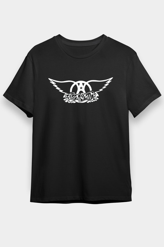  Aerosmith Siyah Unisex Tişört T-Shirt - TişörtFabrikası