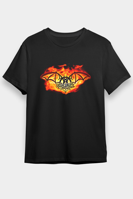  Aerosmith Siyah Unisex Tişört T-Shirt - TişörtFabrikası