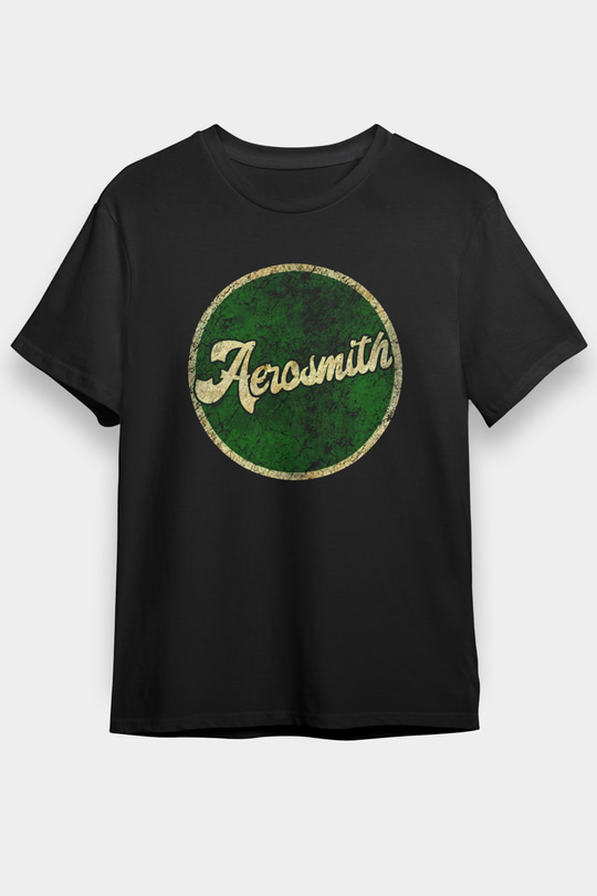  Aerosmith Siyah Unisex Tişört T-Shirt - TişörtFabrikası