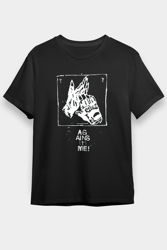 Against Me Siyah Unisex Tişört T-Shirt - TişörtFabrikası