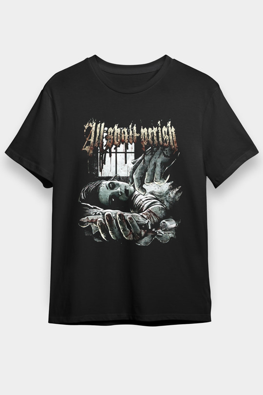  All Shall Perish Siyah Unisex Tişört T-Shirt - TişörtFabrikası