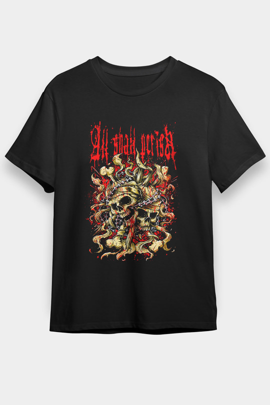  All Shall Perish Siyah Unisex Tişört T-Shirt - TişörtFabrikası