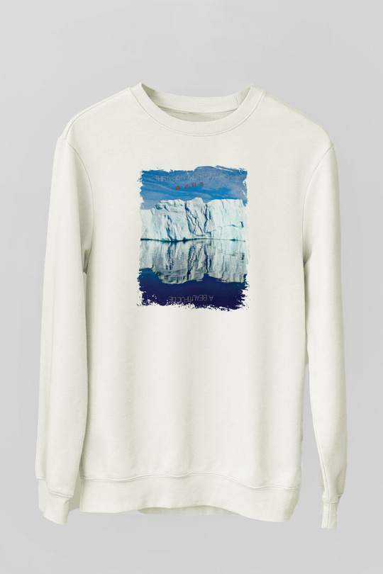 30 Seconds To Mars Baskılı Unisex Beyaz Sweatshirt