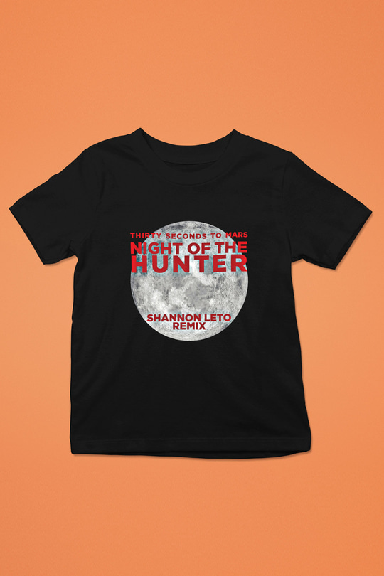 30 Seconds To Mars Baskılı Unisex Siyah Çocuk Tişört