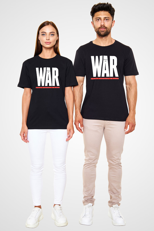 30 Seconds To Mars Baskılı Unisex Siyah Tişört