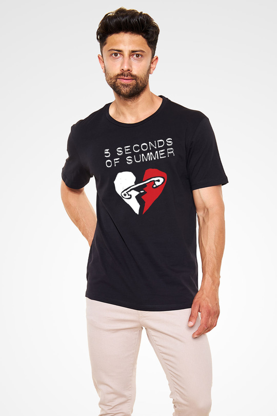 5 Seconds Of Summer Siyah Unisex Tişört T-Shirt - TişörtFabrikası