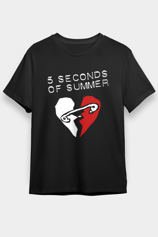 5 Seconds Of Summer Siyah Unisex Tişört T-Shirt - TişörtFabrikası