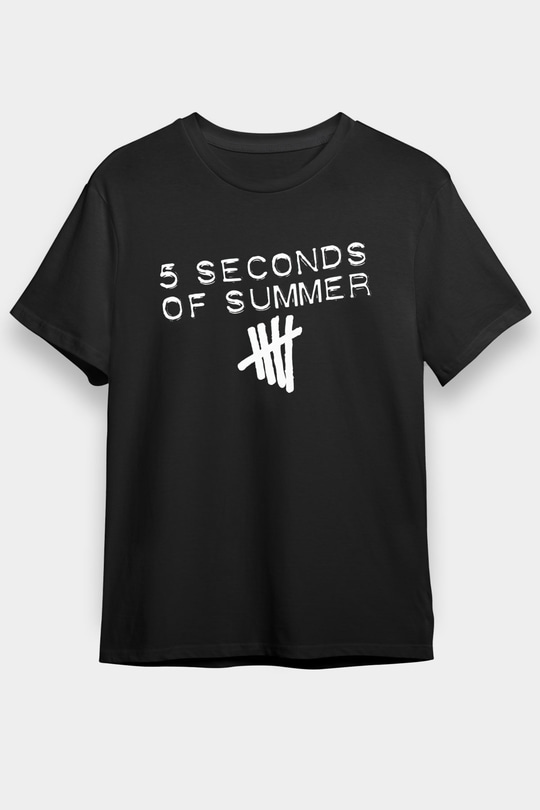 5 Seconds Of Summer Siyah Unisex Tişört T-Shirt - TişörtFabrikası