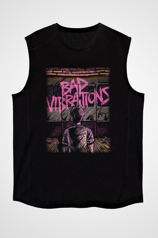 A Day To Remember Bad Vibrations Siyah Unisex Kolsuz Tişört