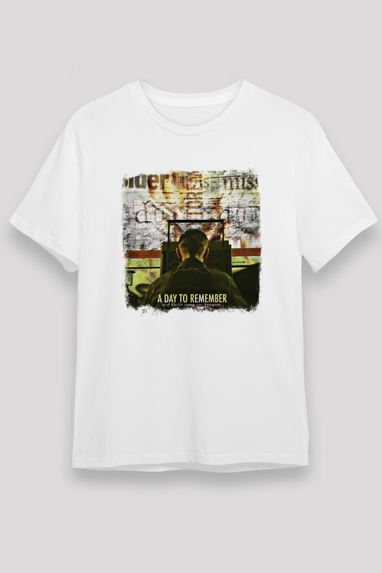 A Day to remember Baskılı Unisex Beyaz Tişört