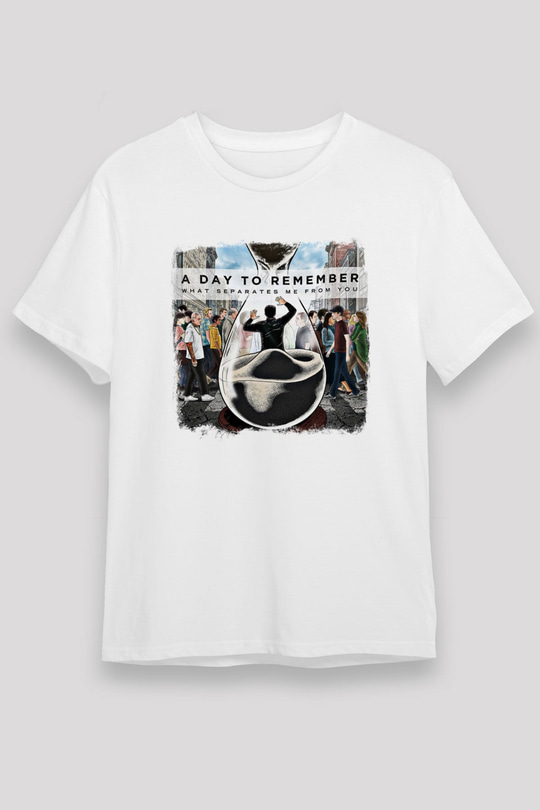 A Day to remember Baskılı Unisex Beyaz Tişört