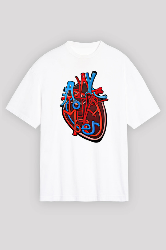 A Day to remember Baskılı Unisex Beyaz Oversize Tişört