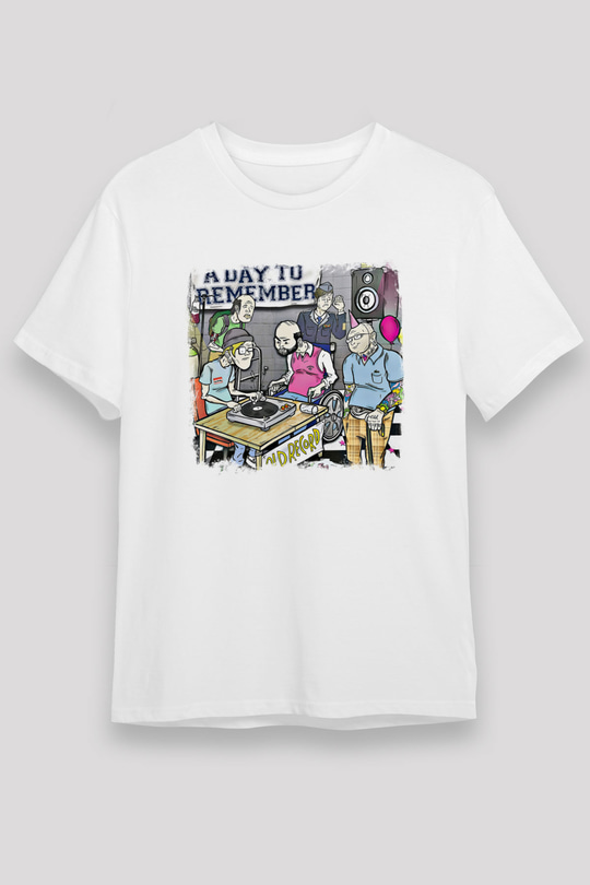 A Day to remember Baskılı Unisex Beyaz Tişört