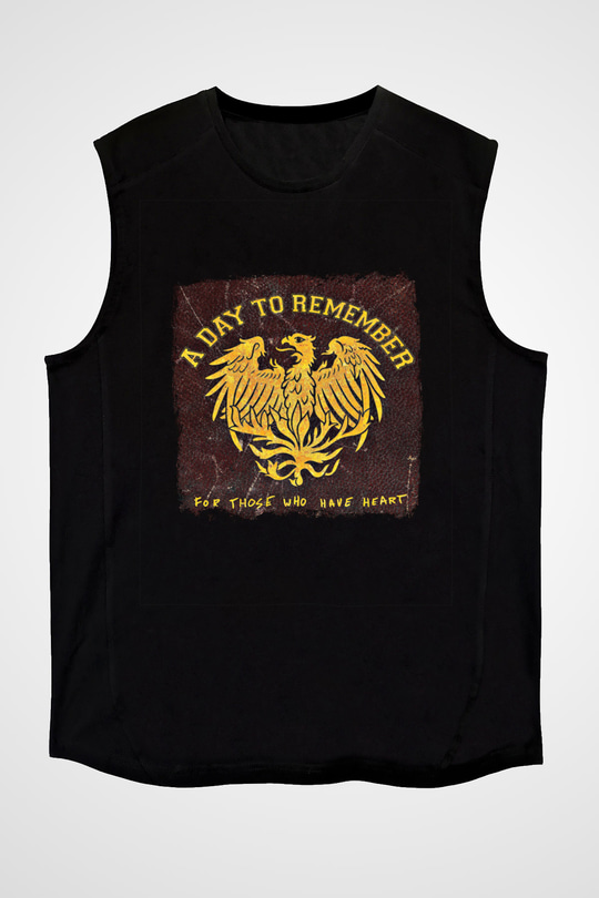A Day to remember Baskılı Unisex Siyah Kolsuz Tişört
