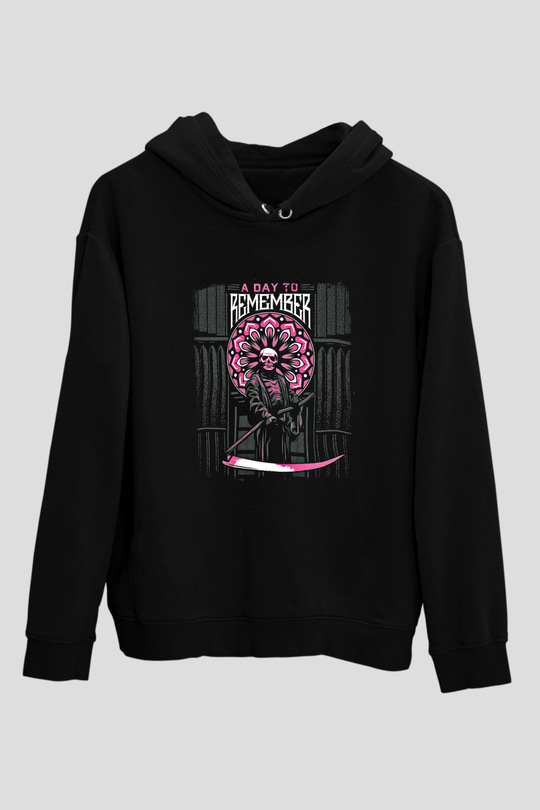 A Day to remember Baskılı Unisex Siyah Hoodie