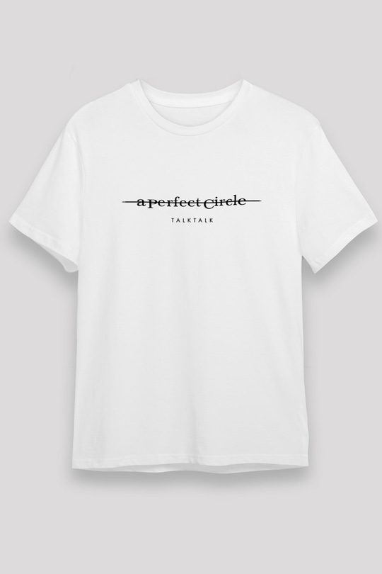A Perfect Circle Baskılı Unisex Beyaz Tişört