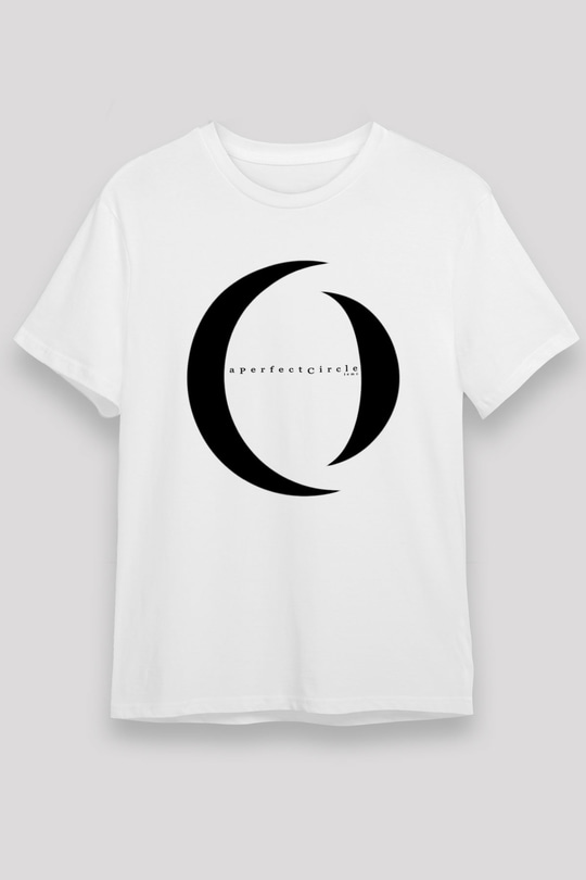 A Perfect Circle Baskılı Unisex Beyaz Tişört