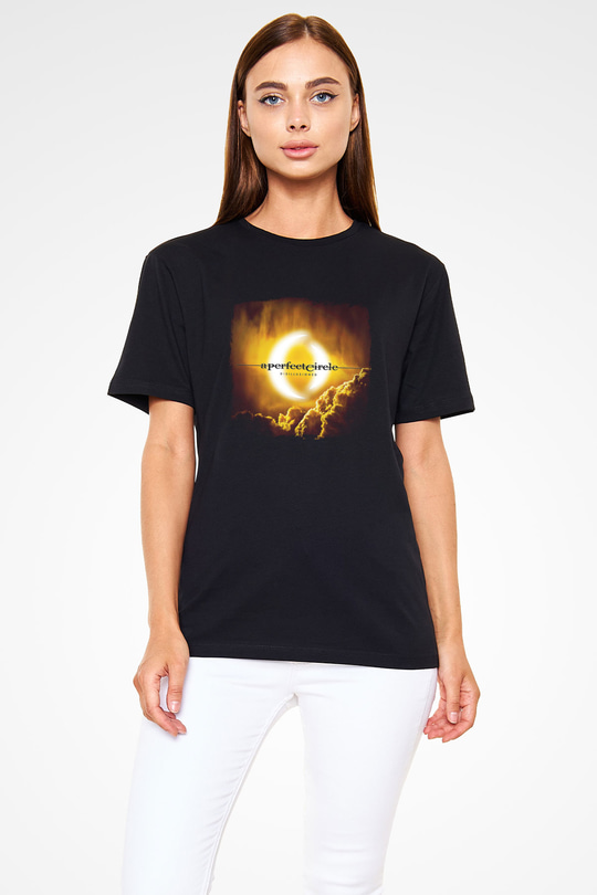 A Perfect Circle Baskılı Unisex Siyah Tişört