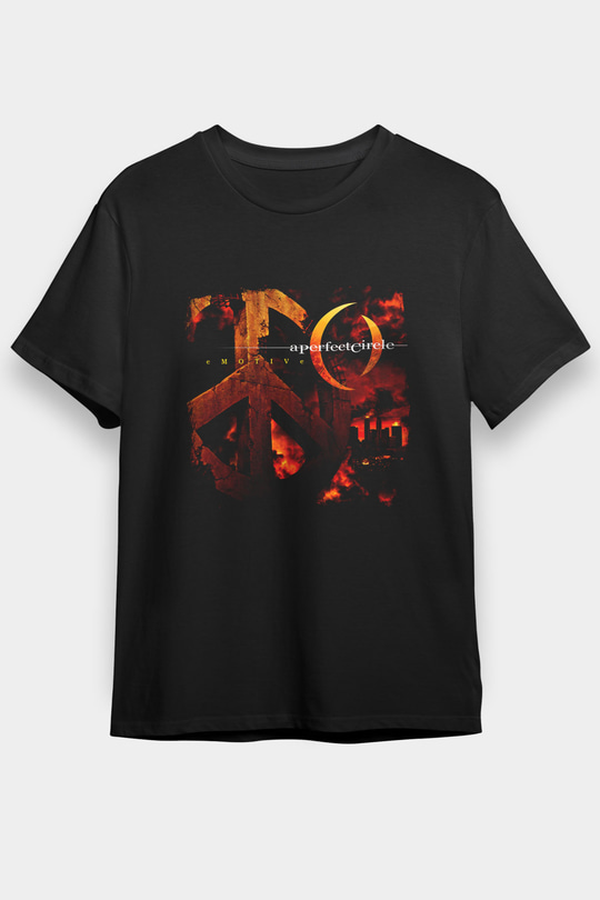 A Perfect Circle Baskılı Unisex Siyah Tişört