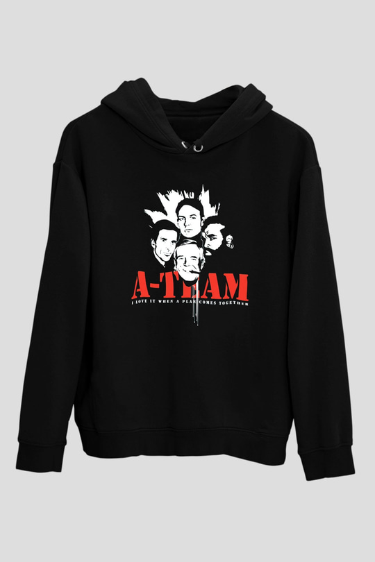 A-Team Siyah Unisex Hoodie