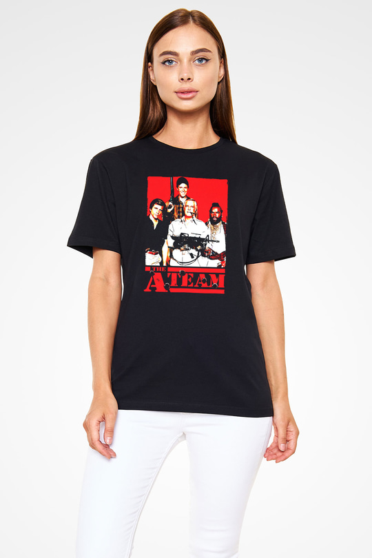 A-Team Siyah Unisex Tişört T-Shirt