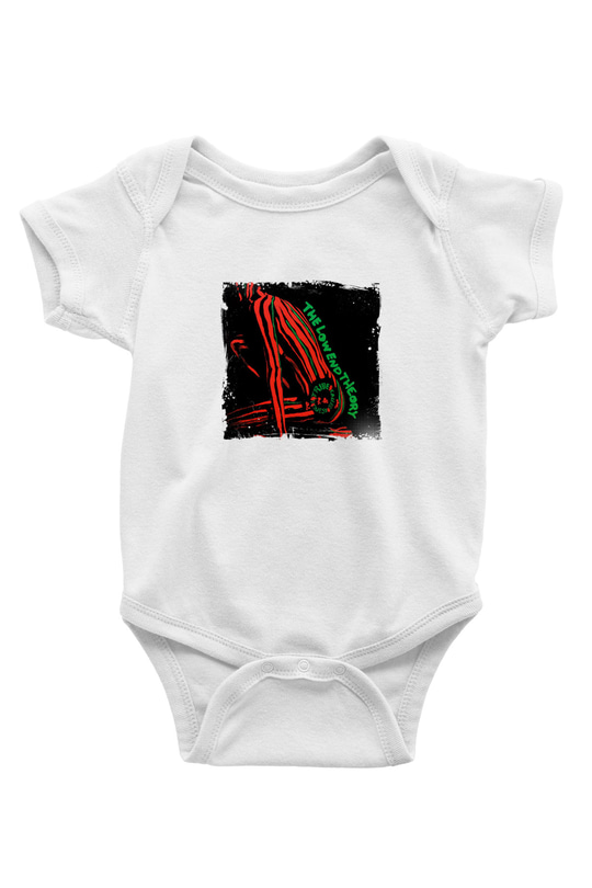 A Tribe Called Quest Baskılı Unisex Beyaz Bebek Body - Zıbın