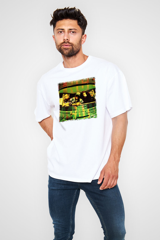 A Tribe Called Quest Beyaz Unisex Oversize Tişört T-Shirt