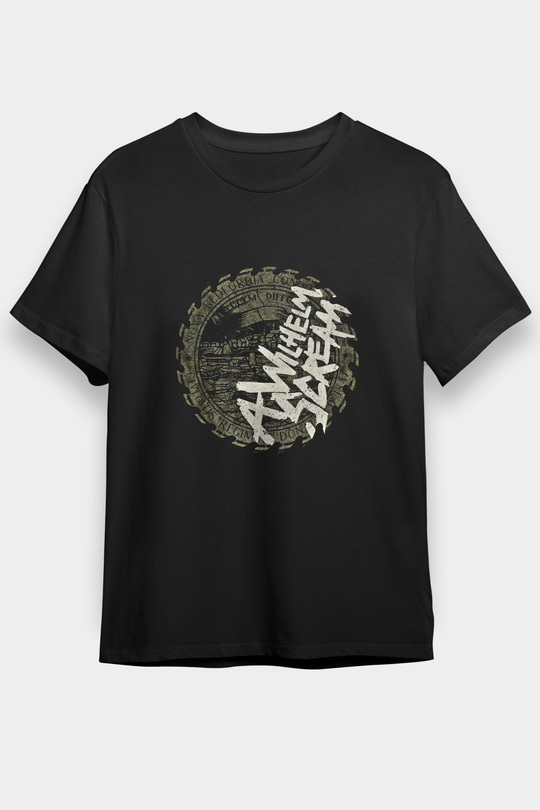 A Wilhelm Scream Baskılı Unisex Siyah Tişört