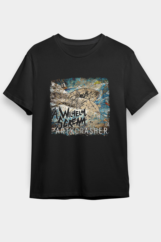A Wilhelm Scream Baskılı Unisex Siyah Tişört