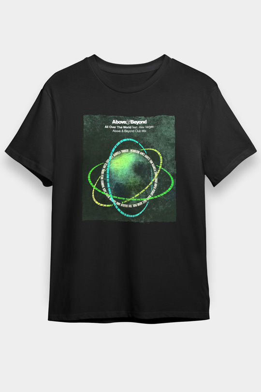 Above and Beyond Siyah Unisex Tişört T-Shirt - TişörtFabrikası
