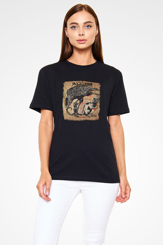 Acacia Strain Baskılı Unisex Siyah Tişört