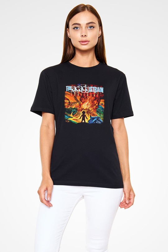 Acacia Strain Baskılı Unisex Siyah Tişört