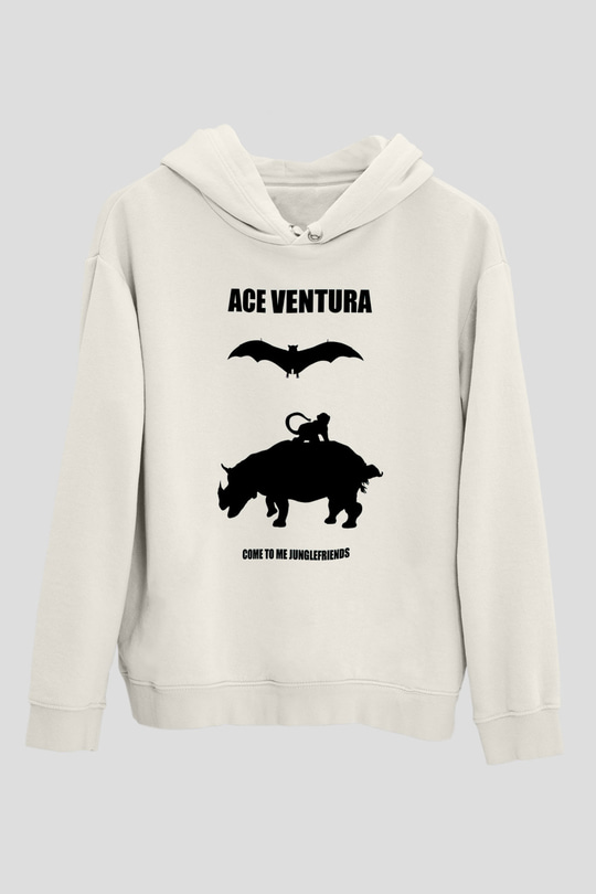 Ace Ventura Siyah Unisex Hoodie