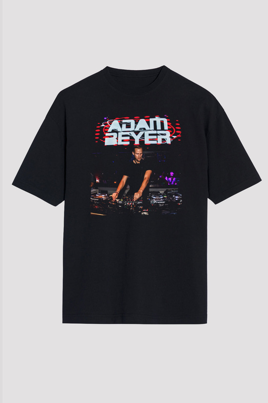 Adam Beyer Siyah Oversize Tişört Oversize T-shirt - TişörtFabrikası