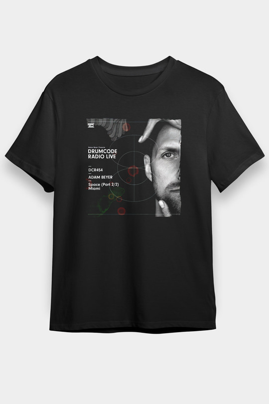 Adam Beyer Siyah Unisex Tişört T-Shirt - TişörtFabrikası