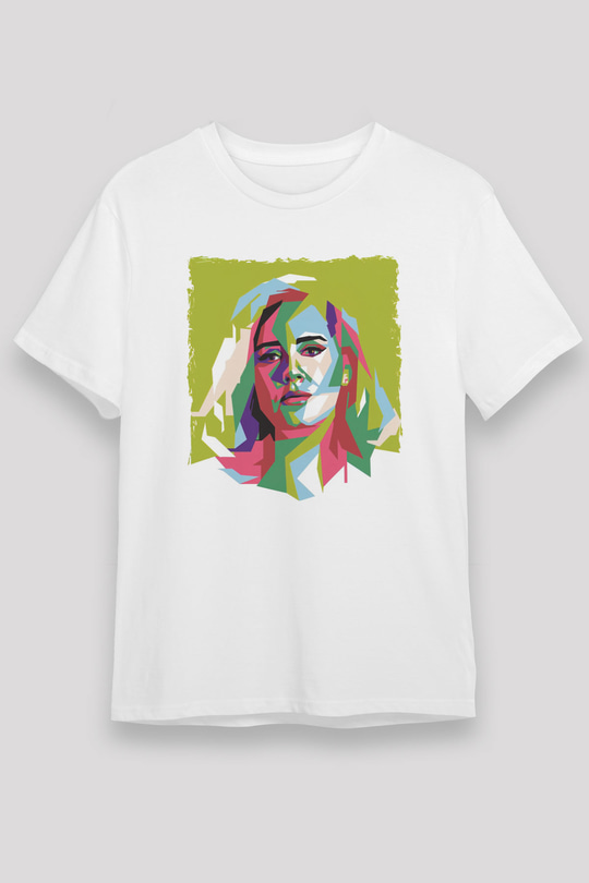 Adele Beyaz Unisex Tişört T-Shirt - TişörtFabrikası