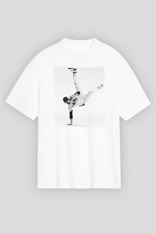 Afrojack Beyaz Oversize Tişört Oversize T-shirt - TişörtFabrikası