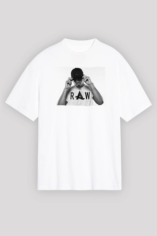 Afrojack Beyaz Oversize Tişört Oversize T-shirt - TişörtFabrikası