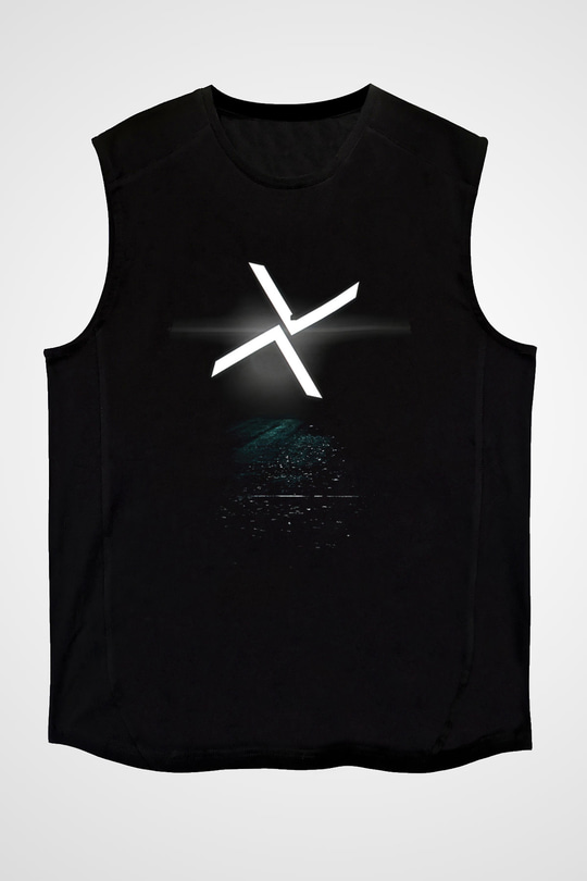 After The Burial Baskılı Unisex Siyah Kolsuz Tişört - Tshirt