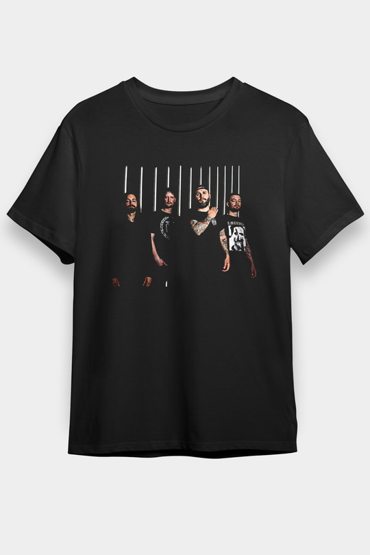 After The Burial Baskılı Unisex Siyah Tişört - Tshirt