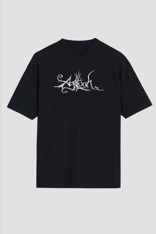 Agalloch Baskılı Unisex Siyah Oversize Tişört - Tshirt