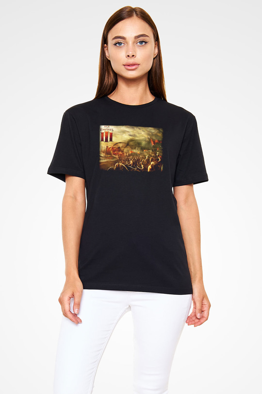 Age Of Empires Siyah Unisex Tişört T-Shirt