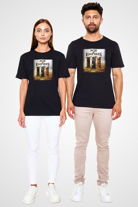 Age Of Empires Siyah Unisex Tişört T-Shirt