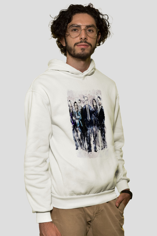 Agents of S.H.I.E.L.D. Beyaz Unisex Hoodie