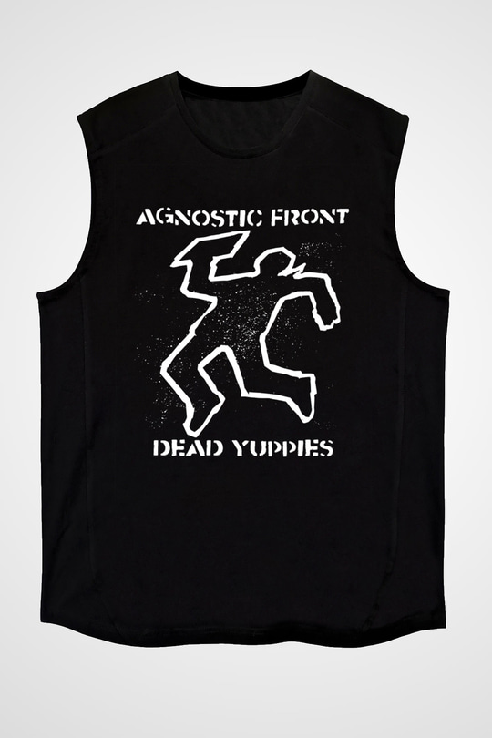 Agnostic Front Siyah Unisex Kolsuz Tişört