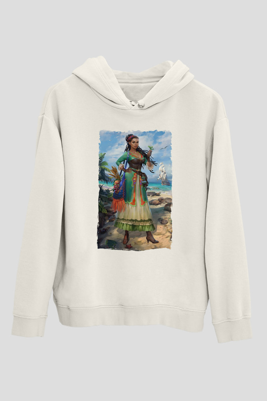 Agronomist Beyaz Unisex Kapüşonlu Sweatshirt