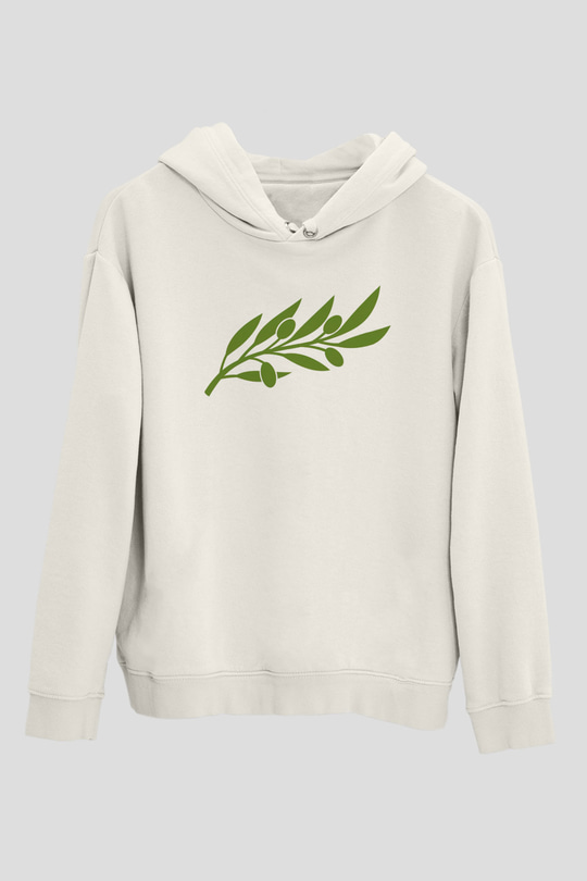 Agronomist Beyaz Unisex Kapüşonlu Sweatshirt